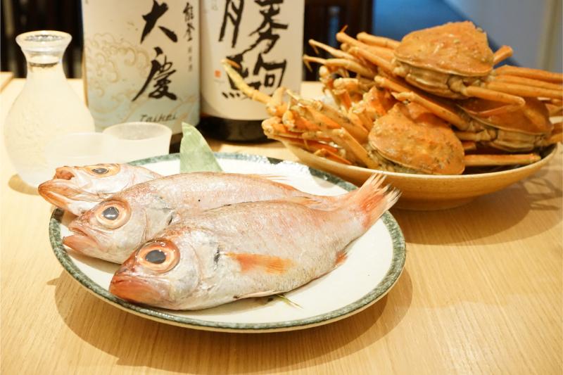 のどぐろと香箱ガニ