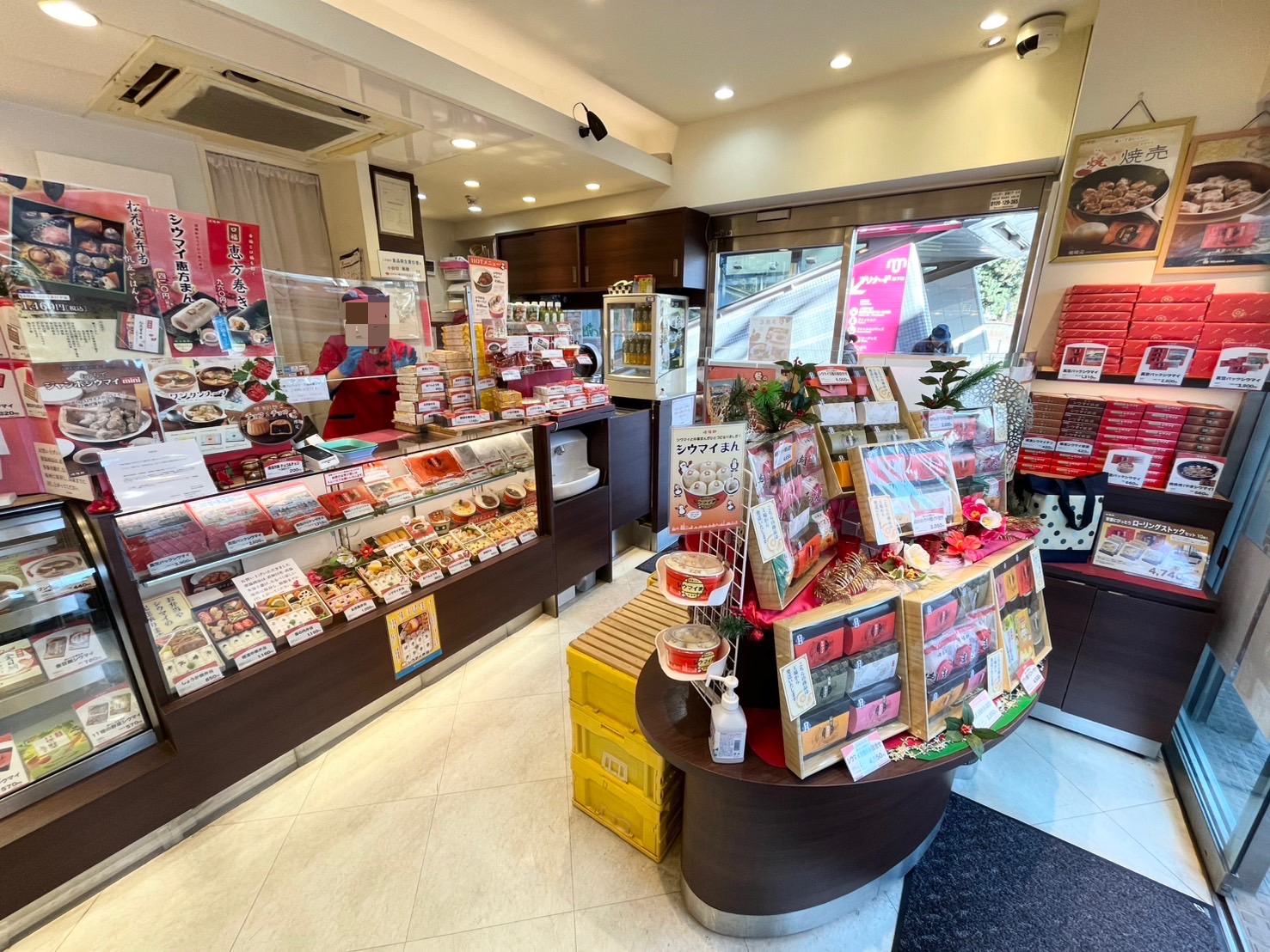 崎陽軒伊勢佐木モール店の内観