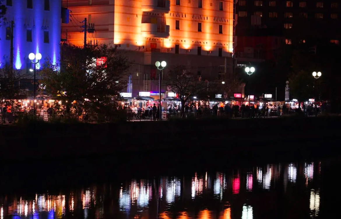 福岡_デート_中洲屋台街