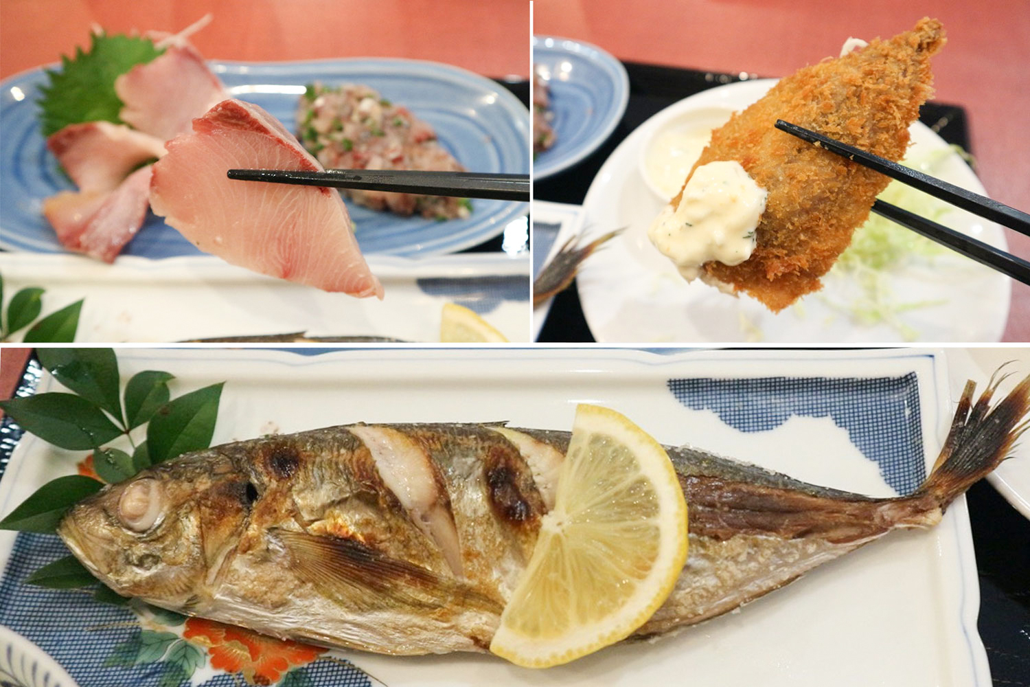 お魚料理アップ