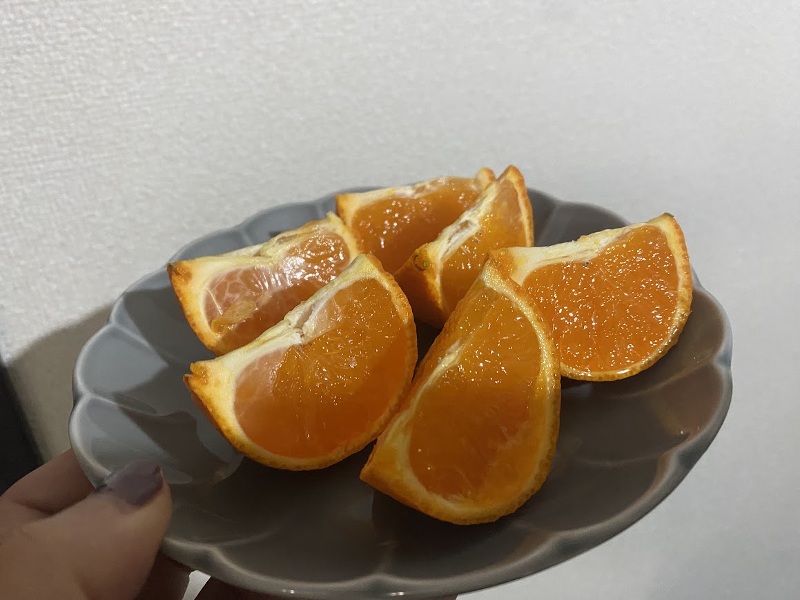 カットした津之輝