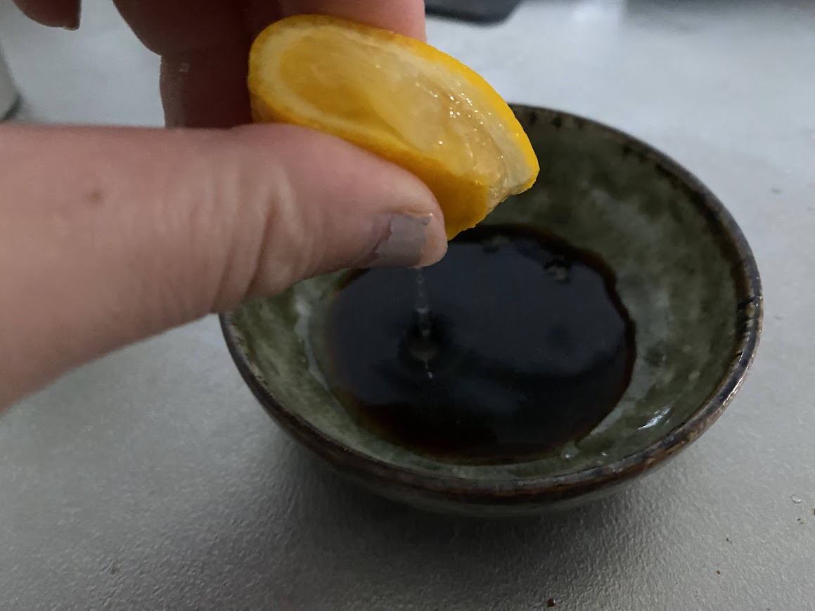 マイヤーレモンでポン酢を作る