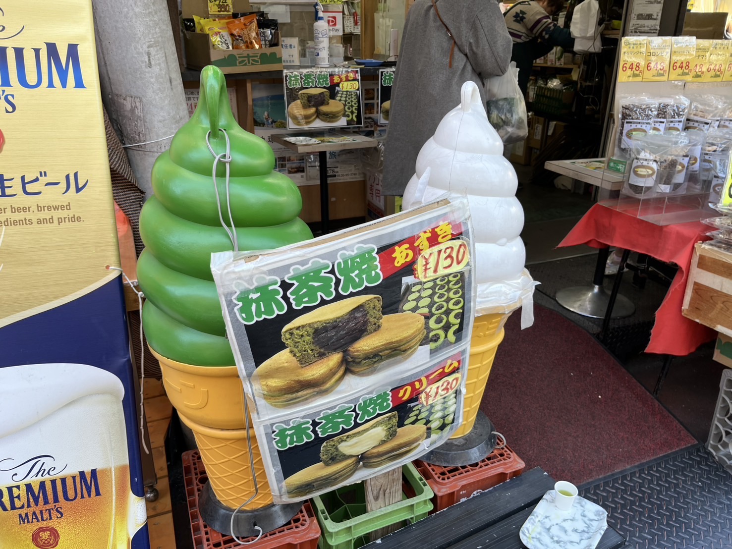 食べ歩きのスイーツ
