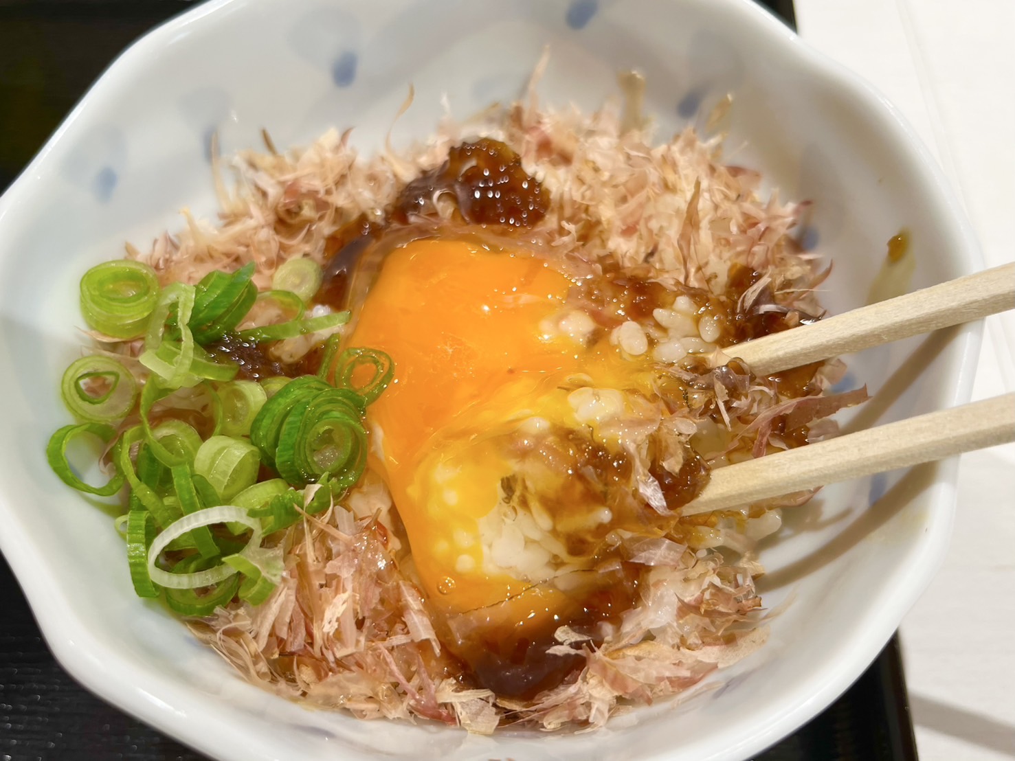 たまごかけごはんのアップ