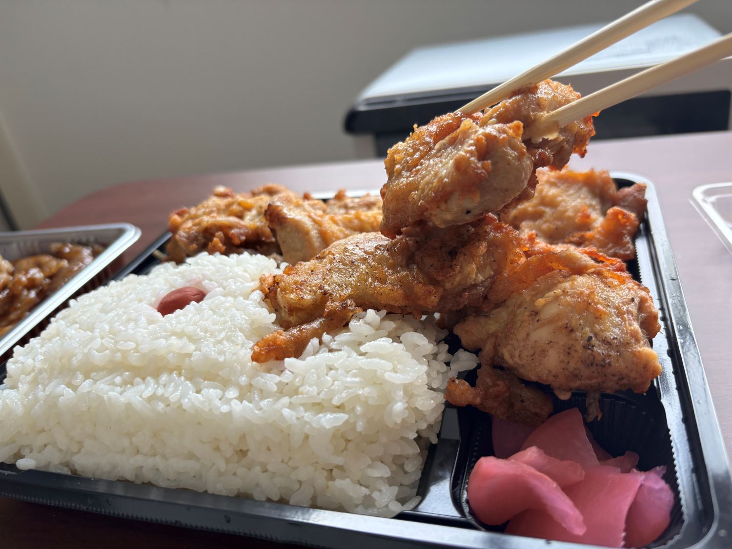 チャレンジから揚げ弁当