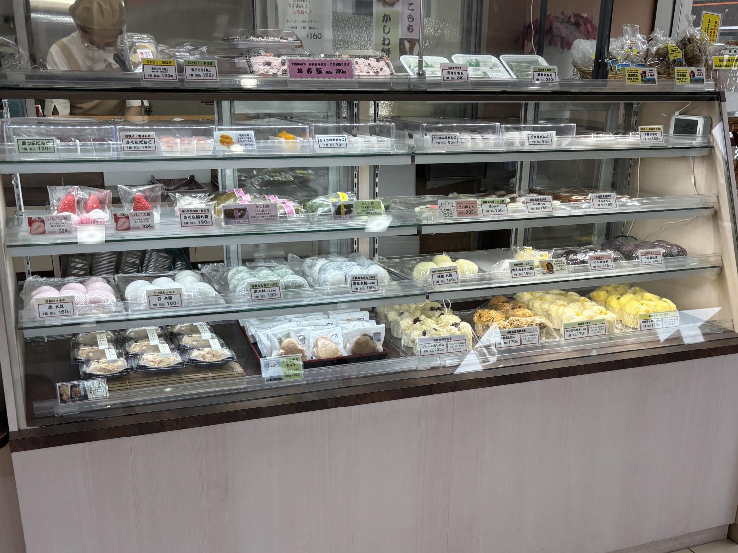 和菓子店「水車」店内