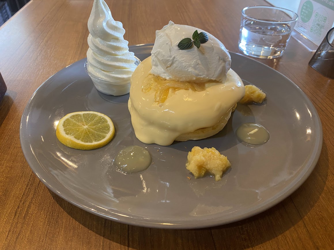 湘南ゴールドのパンケーキ