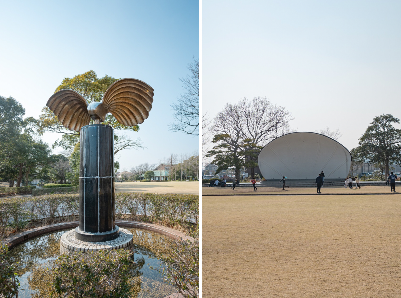 中根金作_公園モニュメント