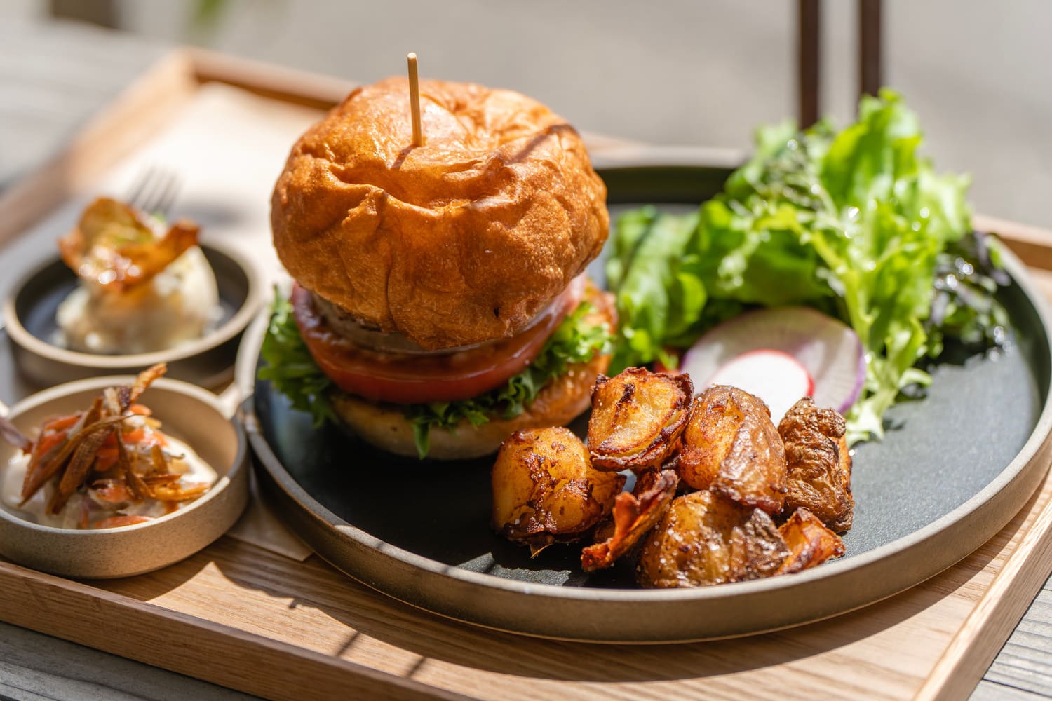 チャウスのハンバーガー