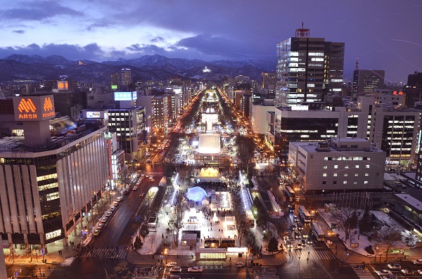 さっぽろテレビ塔から見る夜景