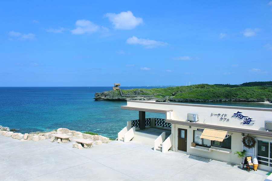 宮古島　シーサイドカフェ海遊　外観