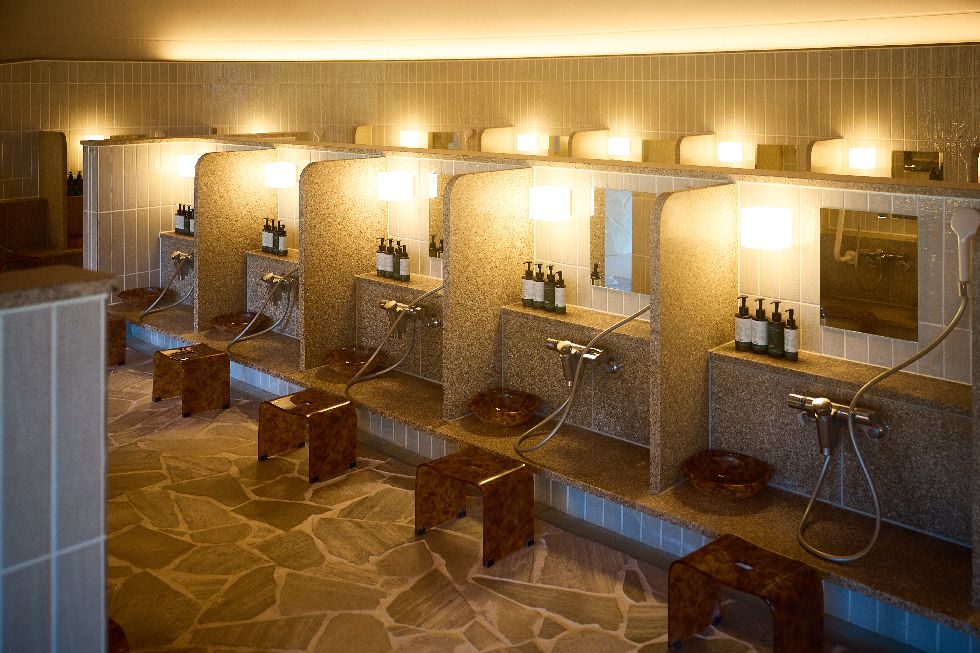 SPA JUNGLIAの洗い場