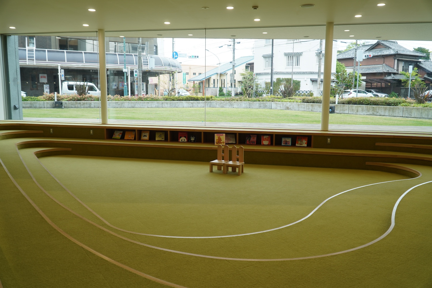 茶畑をモチーフにした空間