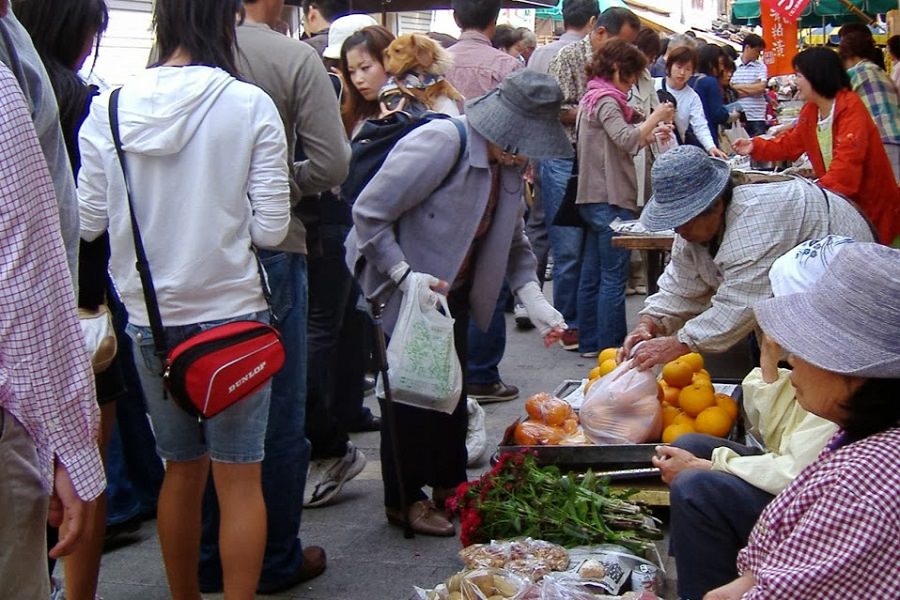 呼子の朝市