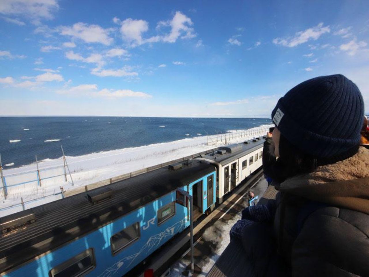 白銀の世界を堪能するなら期間限定の「流氷物語号」がおすすめ