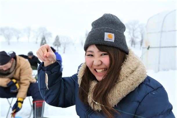 ワカサギ釣り