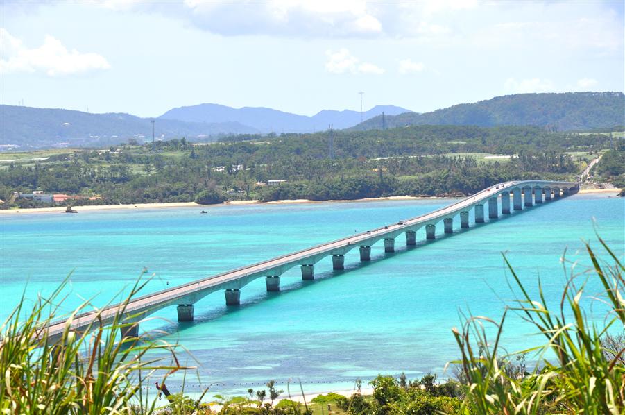 沖縄美ら海水族館・古宇利島コース
