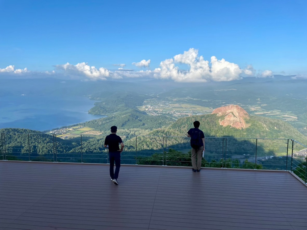 有珠山ロープウェイ山頂