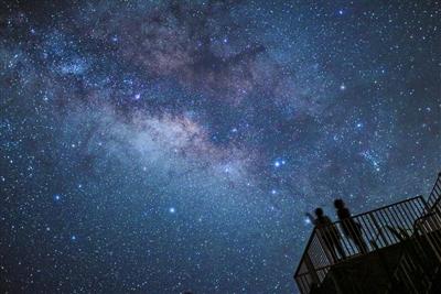 沖縄の冬の星空