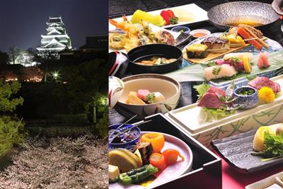 春には桜が咲き誇る長塀、郷土料理に舌鼓