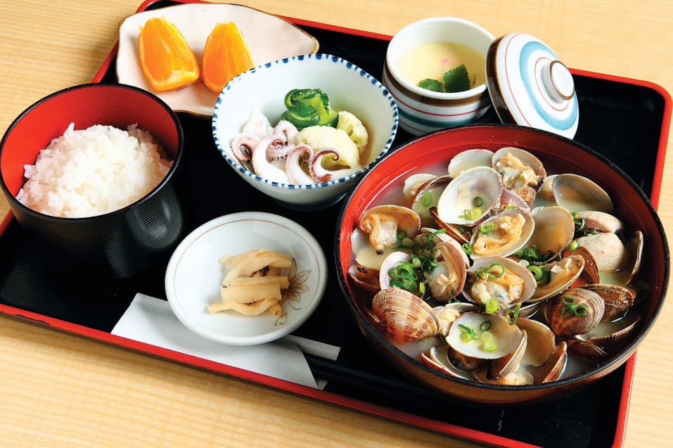 アサリがぎっしりつまった「貝汁定食」 アサリがぎっしりつまった「貝汁定食」