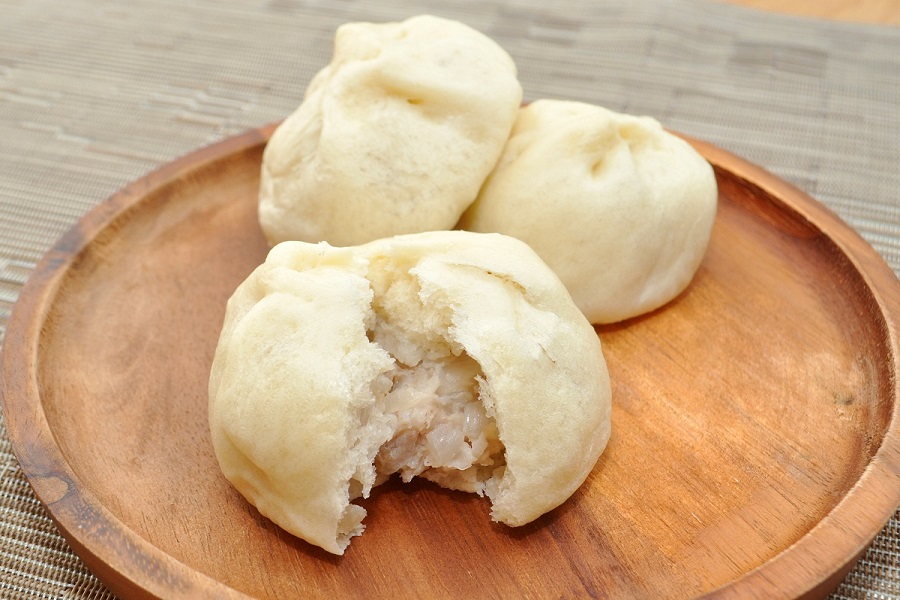 小ぶりの豚まんはほんのり甘口 小ぶりの豚まんはほんのり甘口