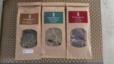 緑茶入りや紅茶入りのレモングラスなどアイテムは多彩