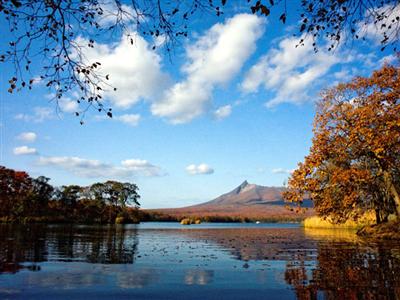 大沼の紅葉