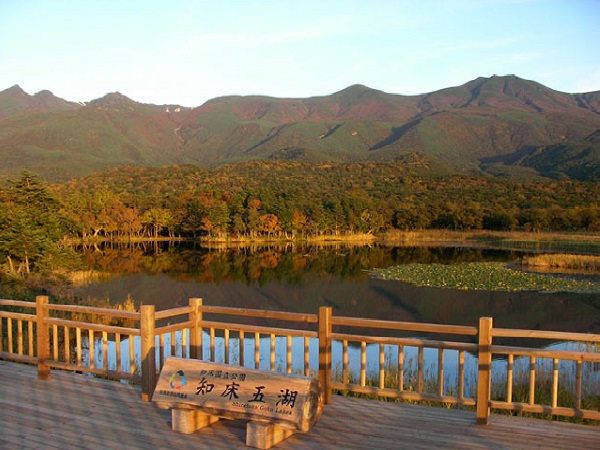 知床五湖の紅葉 知床五湖の紅葉