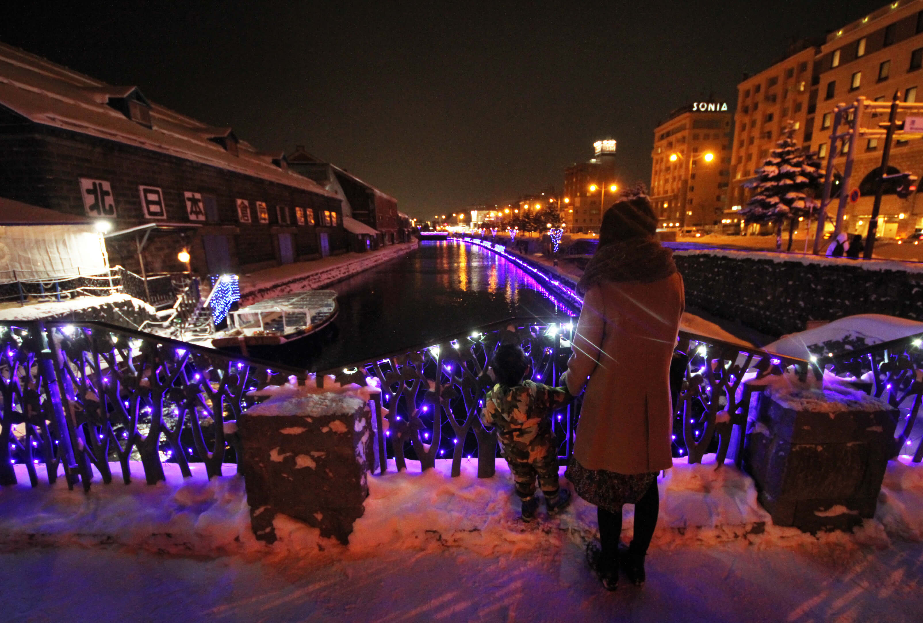 青の運河 小樽運河