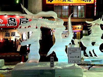 氷像人気コンテストを開催