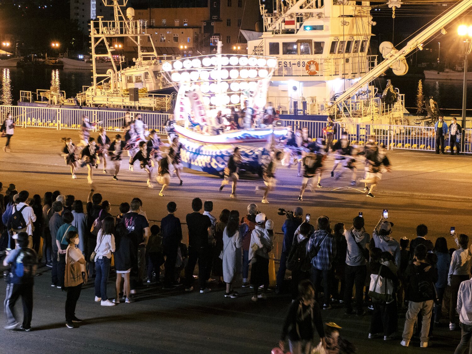 「大漁ばやしパレード」 「くしろ港まつり」