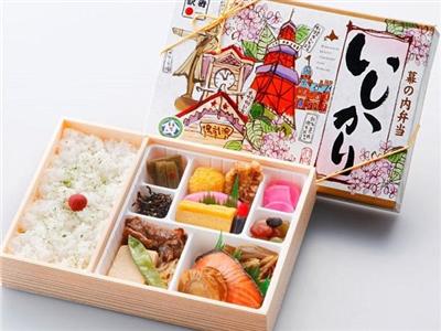 「いしかり幕の内弁当」の中身とパッケージ