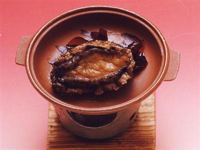 松前のあわび料理