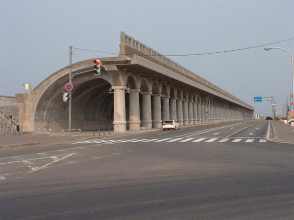 世界でも珍しい「稚内港防波堤ドーム」 稚内港防波堤ドーム