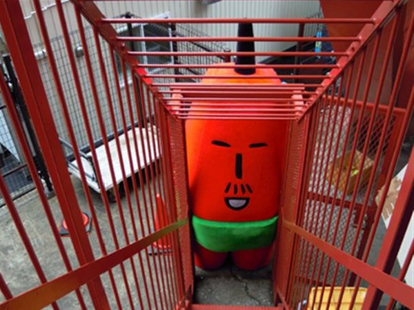 階段のぼりに挑戦するテレビ父さん 階段