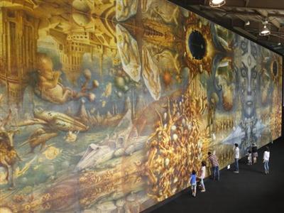 ディマシオ氏の描いた世界最大の絵画