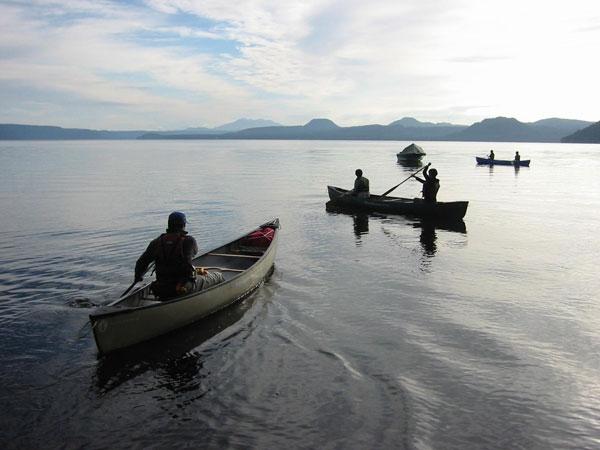 屈斜路のカヌー(屈斜路ガイドステーションわっか) 屈斜路のカヌー