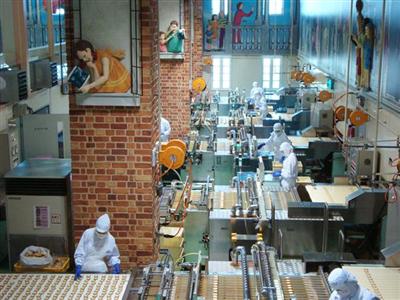 白い恋人製造ライン