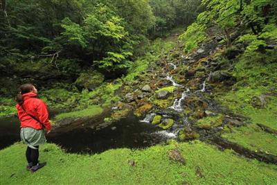 オンネトー湯の滝