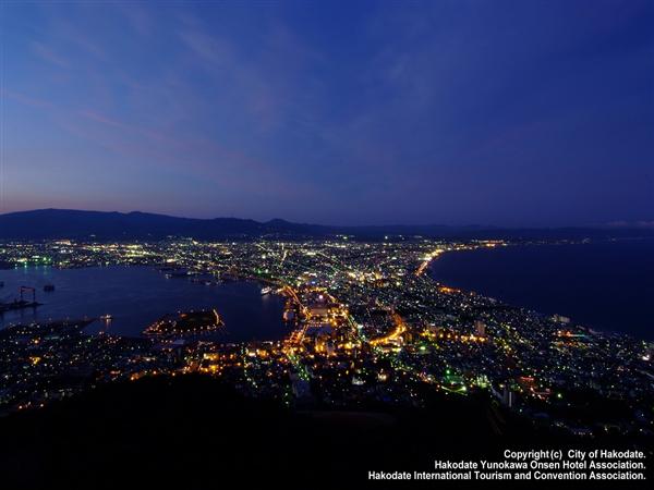 函館山山頂からの夜景 函館山夜景