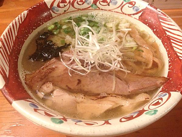 「鶏そばしお」700円 鶏そばしお