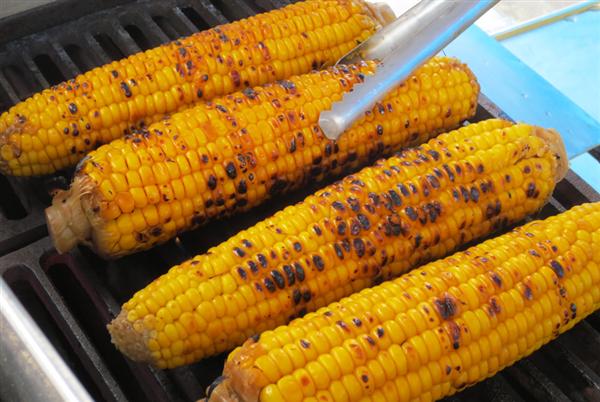 こんがりと焼けたとうきび300円 羊ヶ丘のとうきび