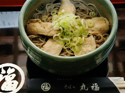 丸福の冷やしかしわ