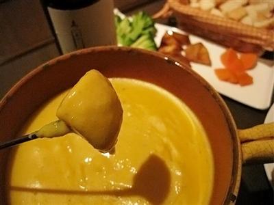 かぼちゃチーズフォンデュ