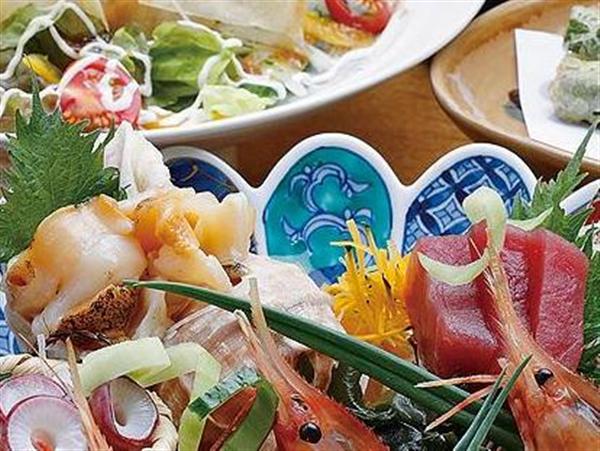 四季折々の食材を最大限に生かした北海道の新鮮な海の幸 晩菜や膳