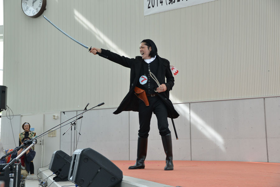 土方歳三になりきる「土方歳三コンテスト全国大会」 箱館五稜郭祭