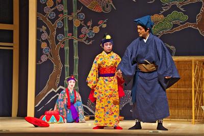 花売の縁の一場面