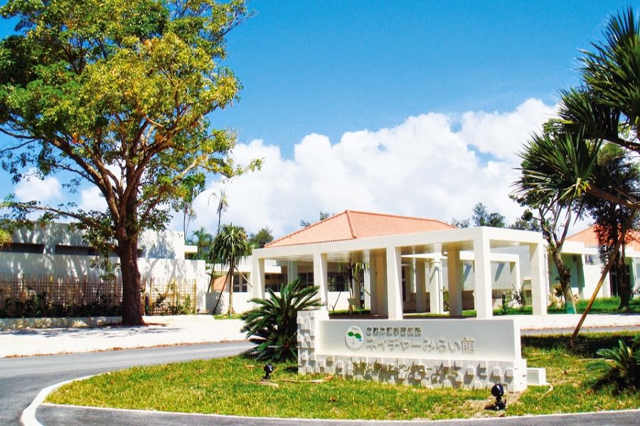 沖縄では珍しい、川と海と水田に囲まれた自然豊かな施設 沖縄では珍しい、川と海と水田に囲まれた自然豊かな施設