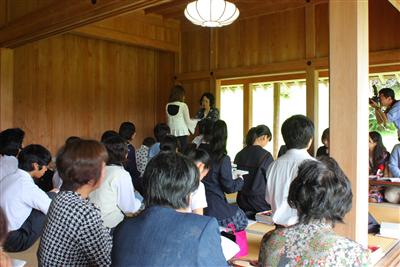 選ばれた入選作品などの表彰や講評が行われる（写真提供／モード